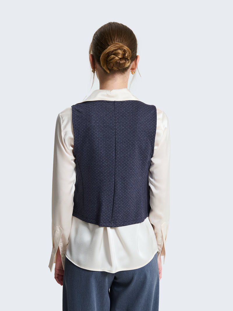 Gilet a pois