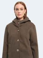 Cappotto con cappuccio