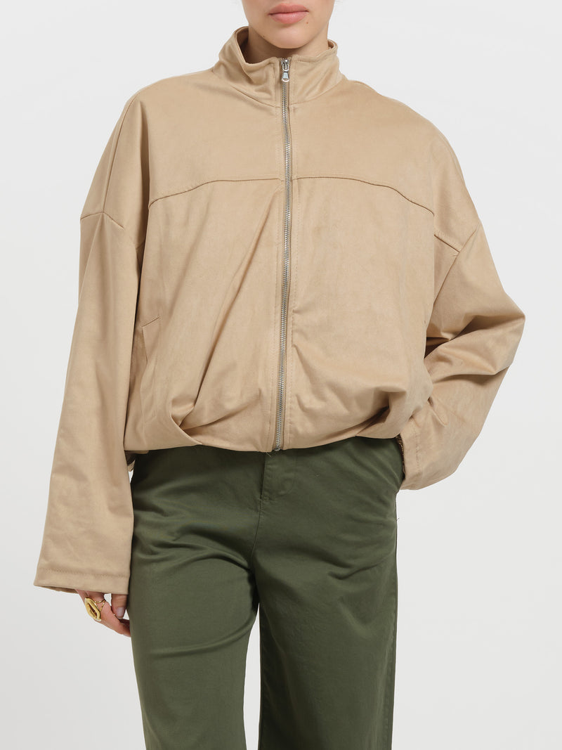 Giacca bomber in ecodaino