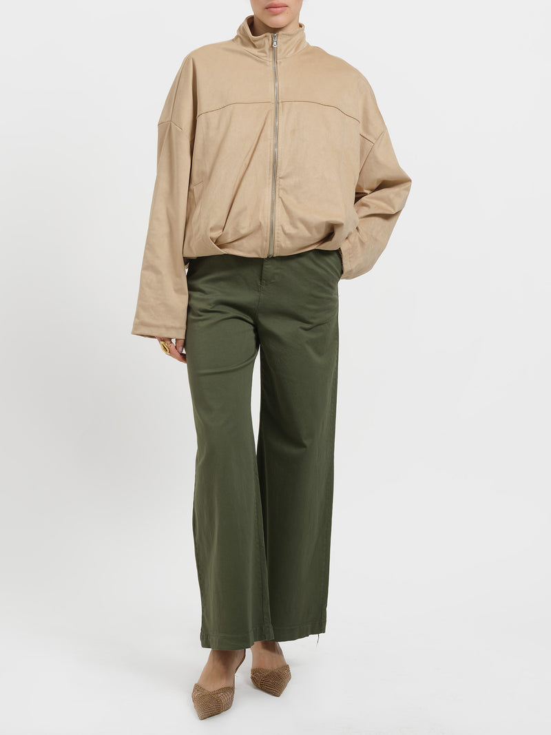 Giacca bomber in ecodaino