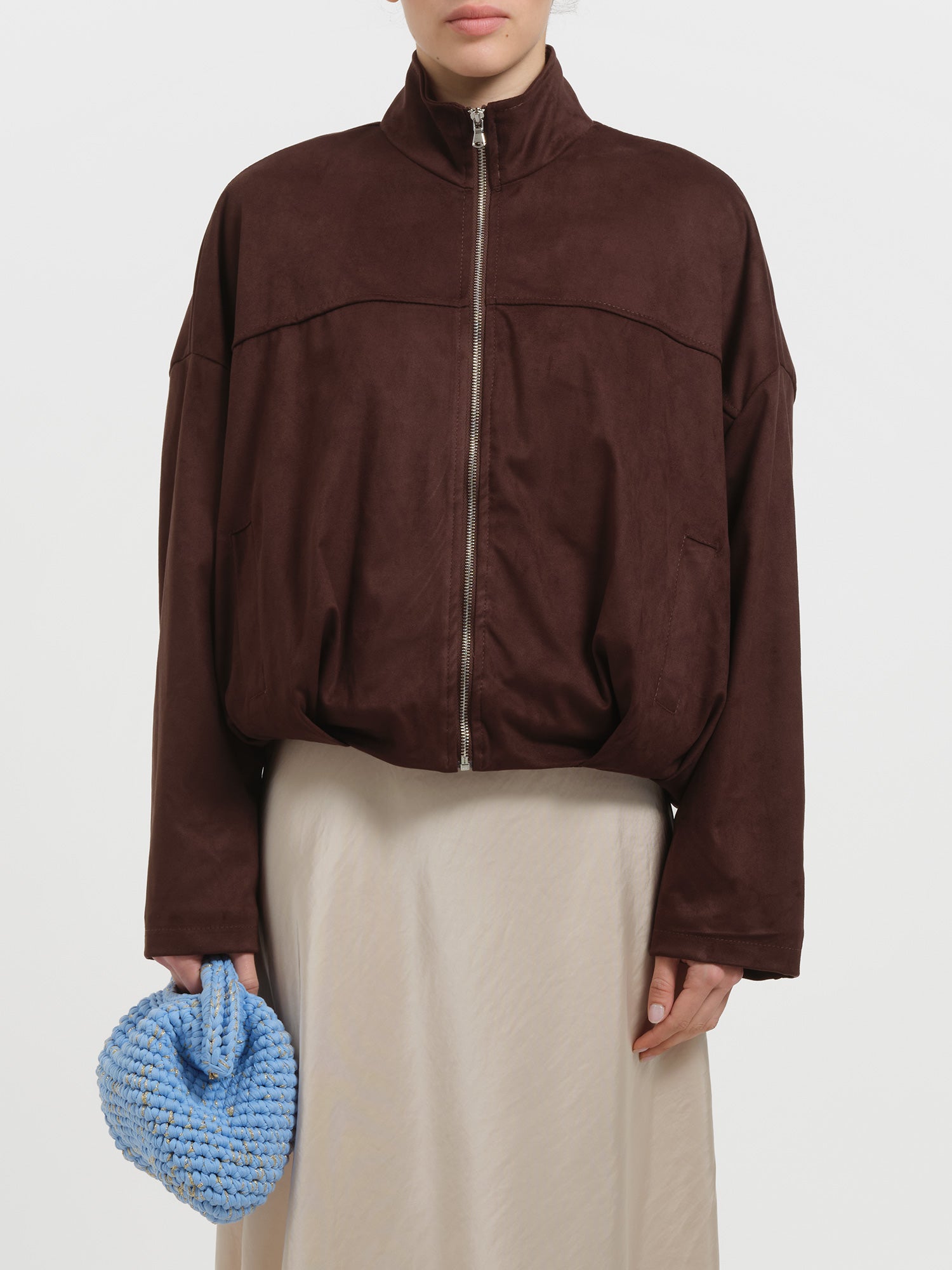 Giacca bomber in ecodaino