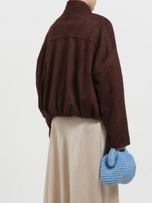 Giacca bomber in ecodaino