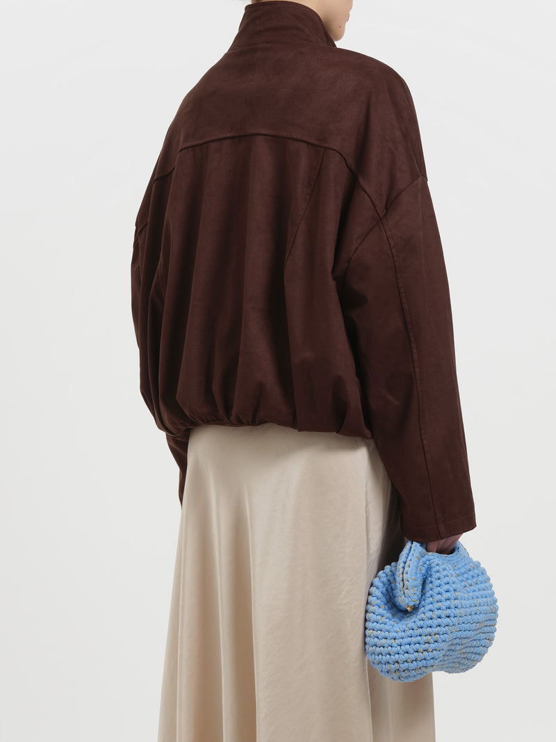 Giacca bomber in ecodaino