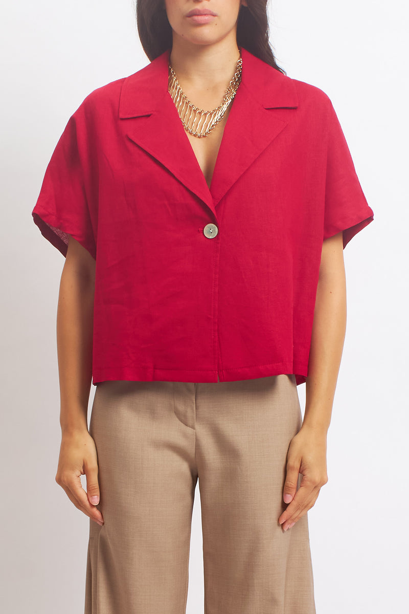 Giacca oversize con bottone