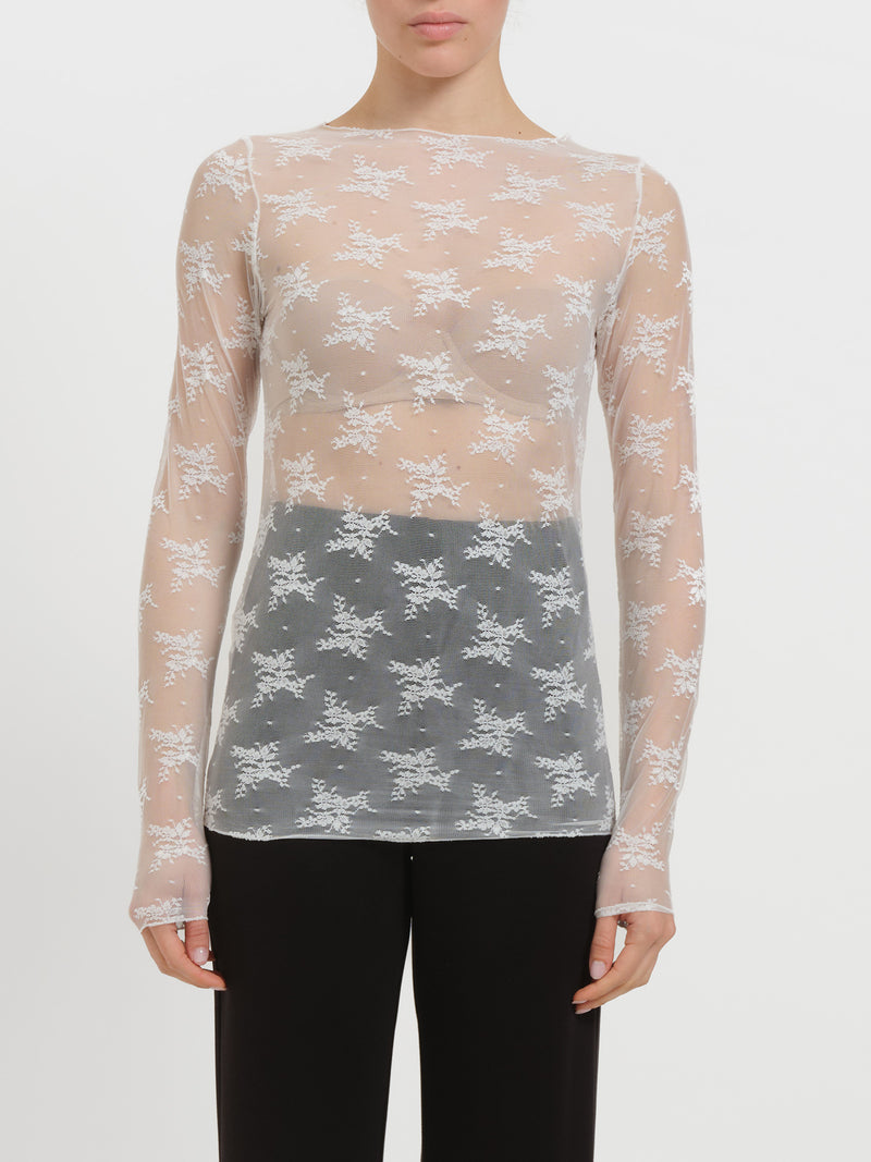 Maglia in pizzo