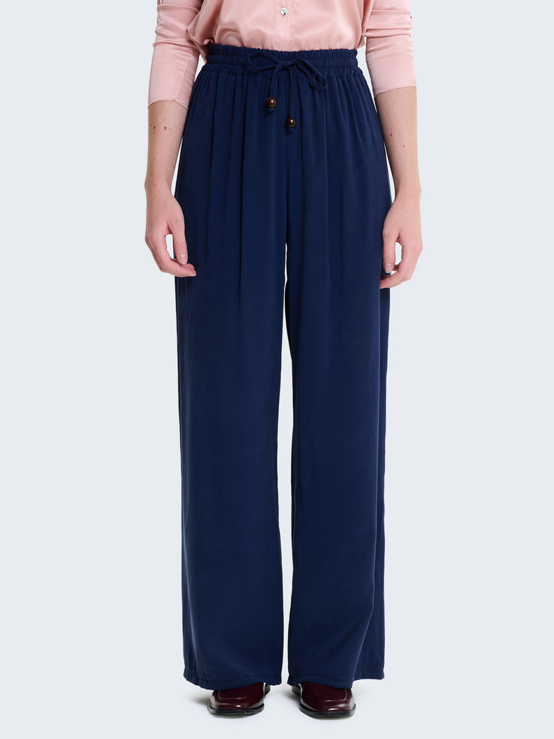 Pantaloni morbidi in cupro