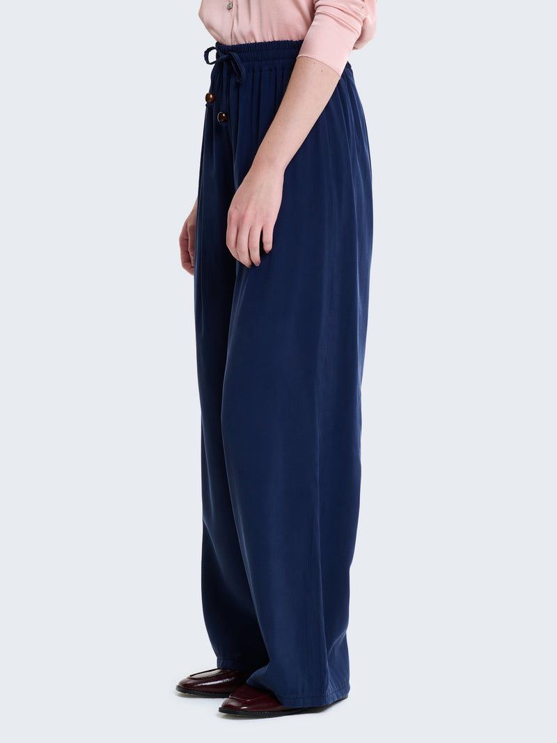 Pantaloni morbidi in cupro