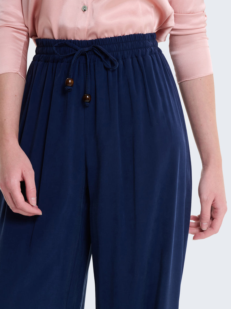 Pantaloni morbidi in cupro