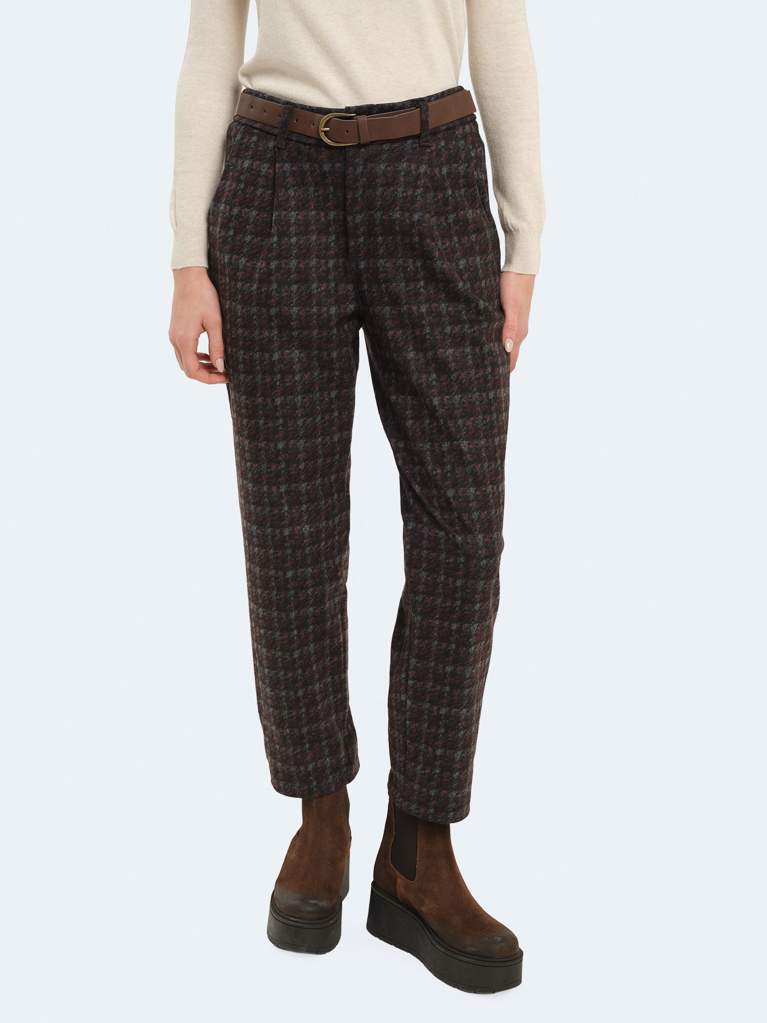 Pantaloni pied de poule