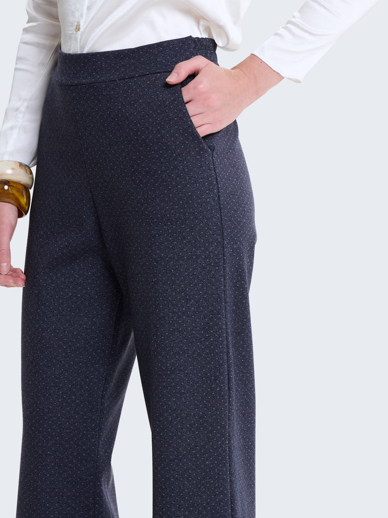 Pantaloni palazzo a pois