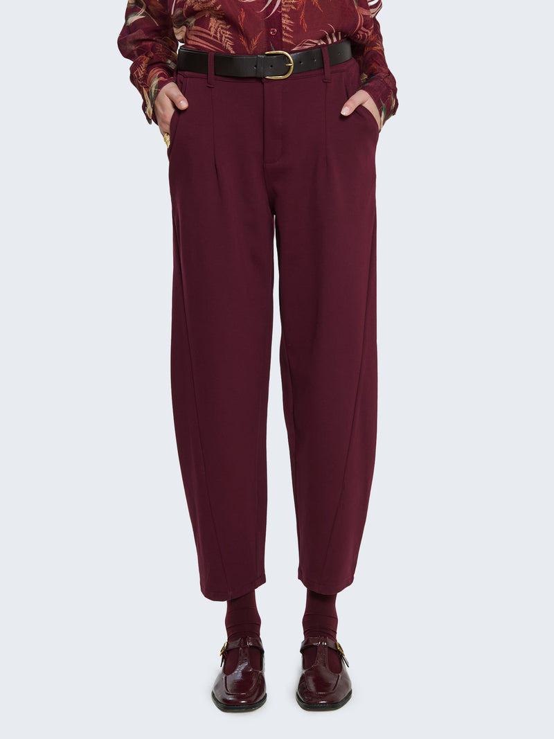 Pantaloni balloon punto milano