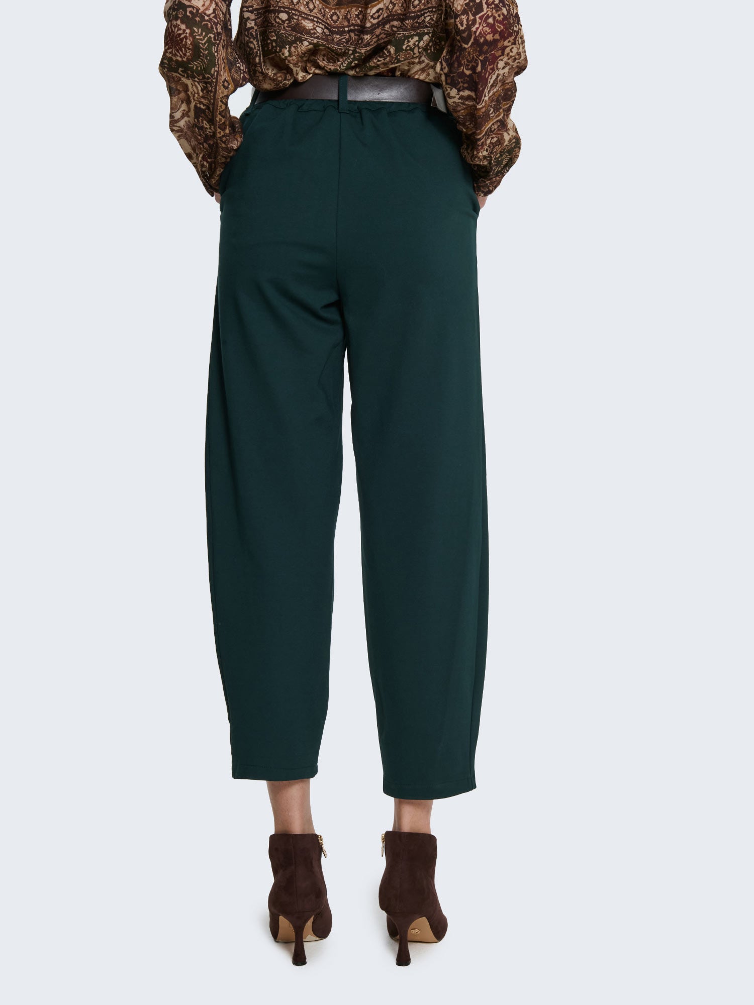 Pantaloni balloon punto milano