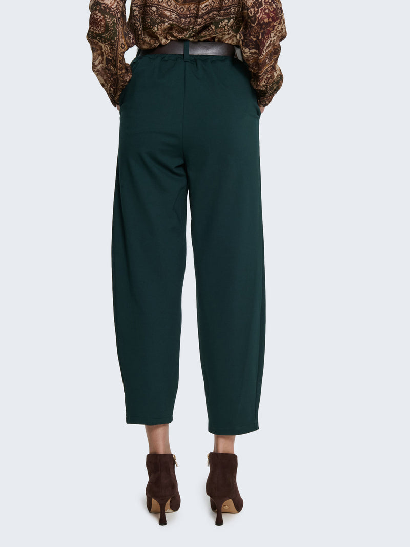 Pantaloni balloon punto milano