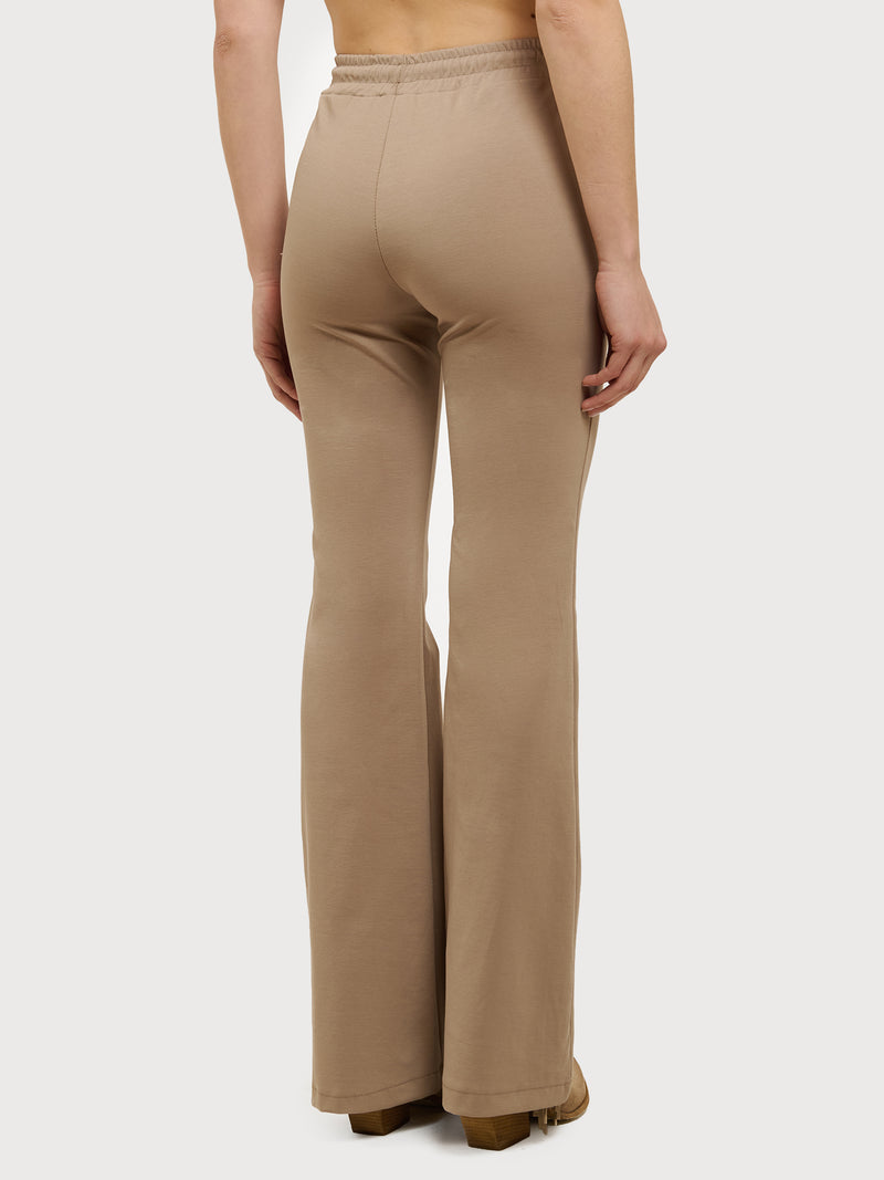 Pantaloni flare punto milano