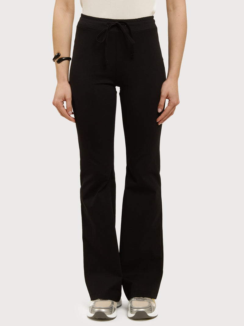 Pantaloni flare punto milano