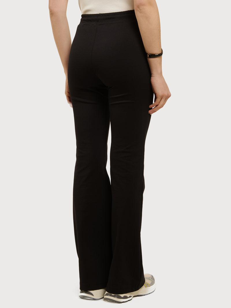 Pantaloni flare punto milano