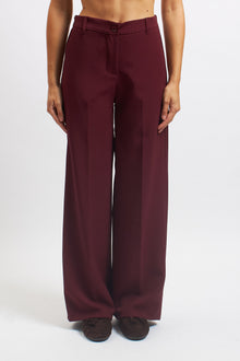 Pantalone palazzo con elastico in vita