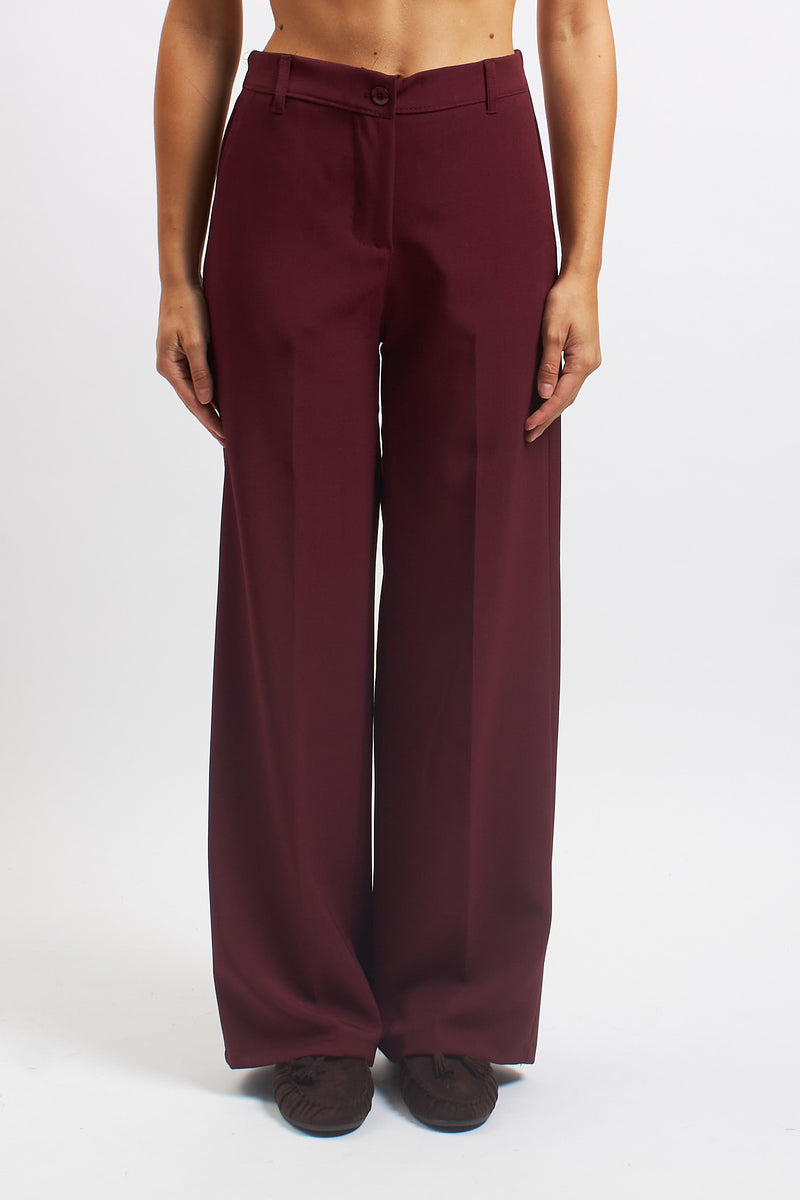 Palazzo trousers with elasticated waist