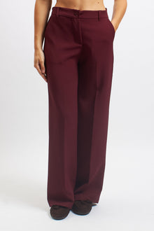 Pantalone palazzo con elastico in vita