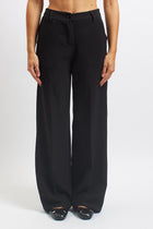 Pantalone palazzo con elastico in vita