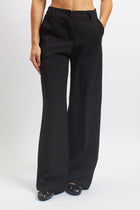 Pantalone palazzo con elastico in vita