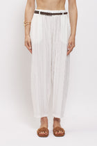 Pantalone in viscosa con cintura
