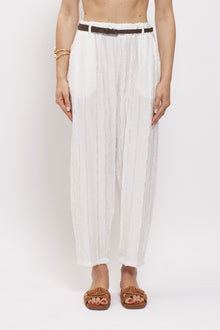 Pantalone in viscosa con cintura