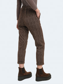 Pantaloni slim fit principe di galles