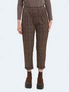 Pantaloni slim fit principe di galles