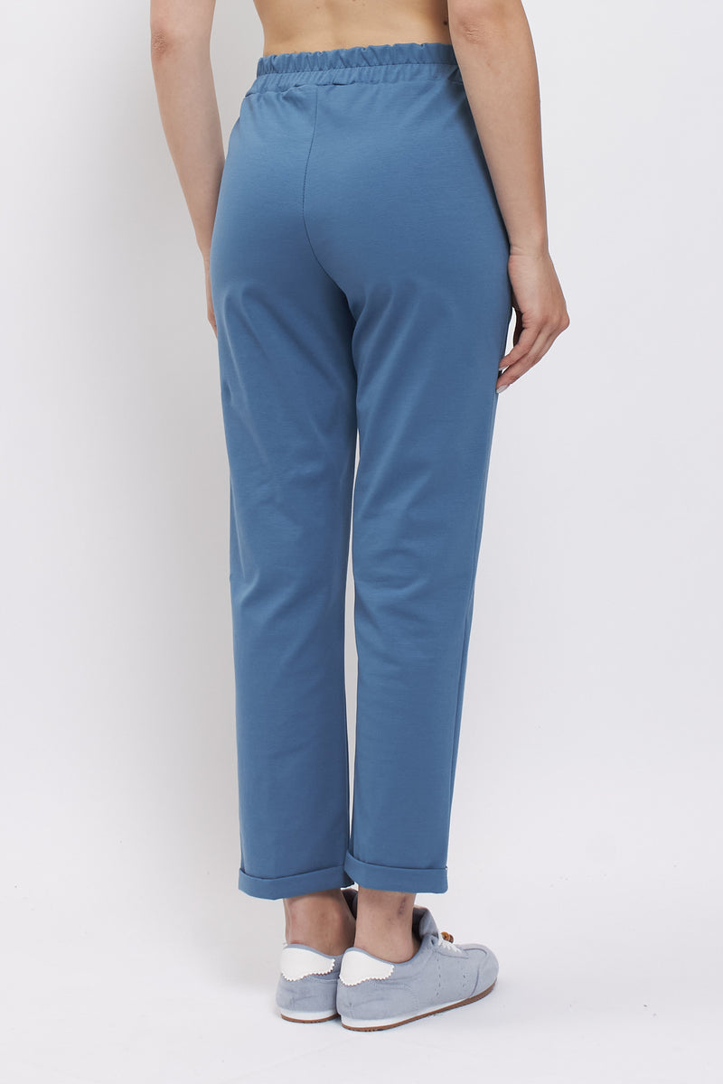 Pantaloni carota punto milano