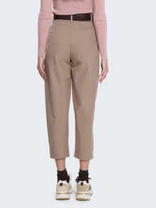 Pantaloni con risvolto e cintura