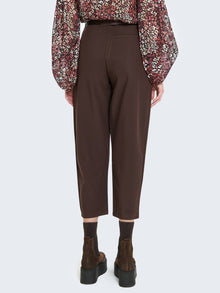 Pantaloni con risvolto e cintura