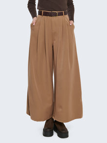 Pantaloni palazzo con cintura