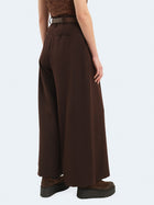 Pantaloni palazzo con cintura