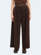 Pantaloni palazzo con cintura