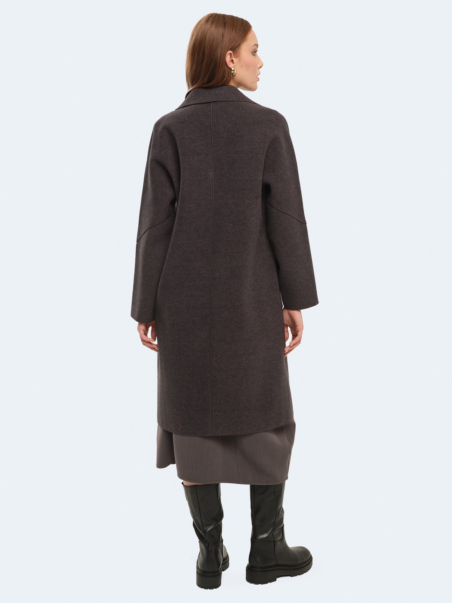 Cappotto lungo in lana