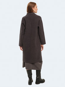 Cappotto lungo in lana