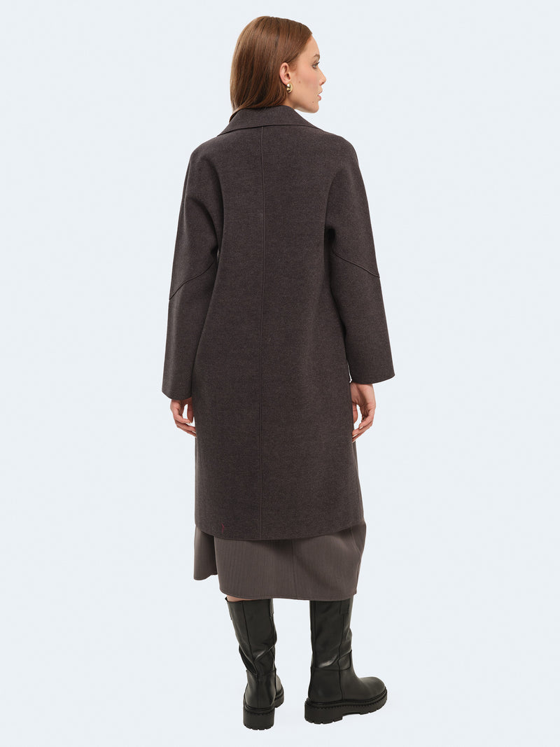 Cappotto lungo in lana