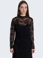 Abito lungo in pizzo