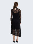 Abito lungo in pizzo