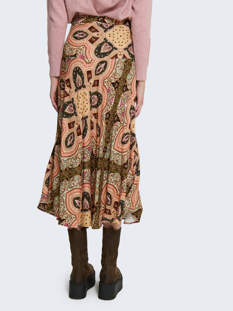 Gonna pencil con fantasia parsley