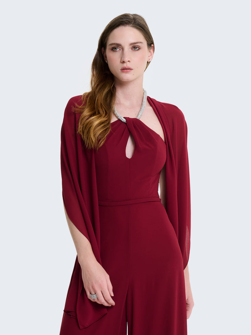 Tuta con collier gioiello