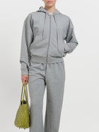 Felpa in cotone con cappuccio