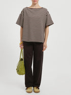 T-shirt a righe a maniche corte