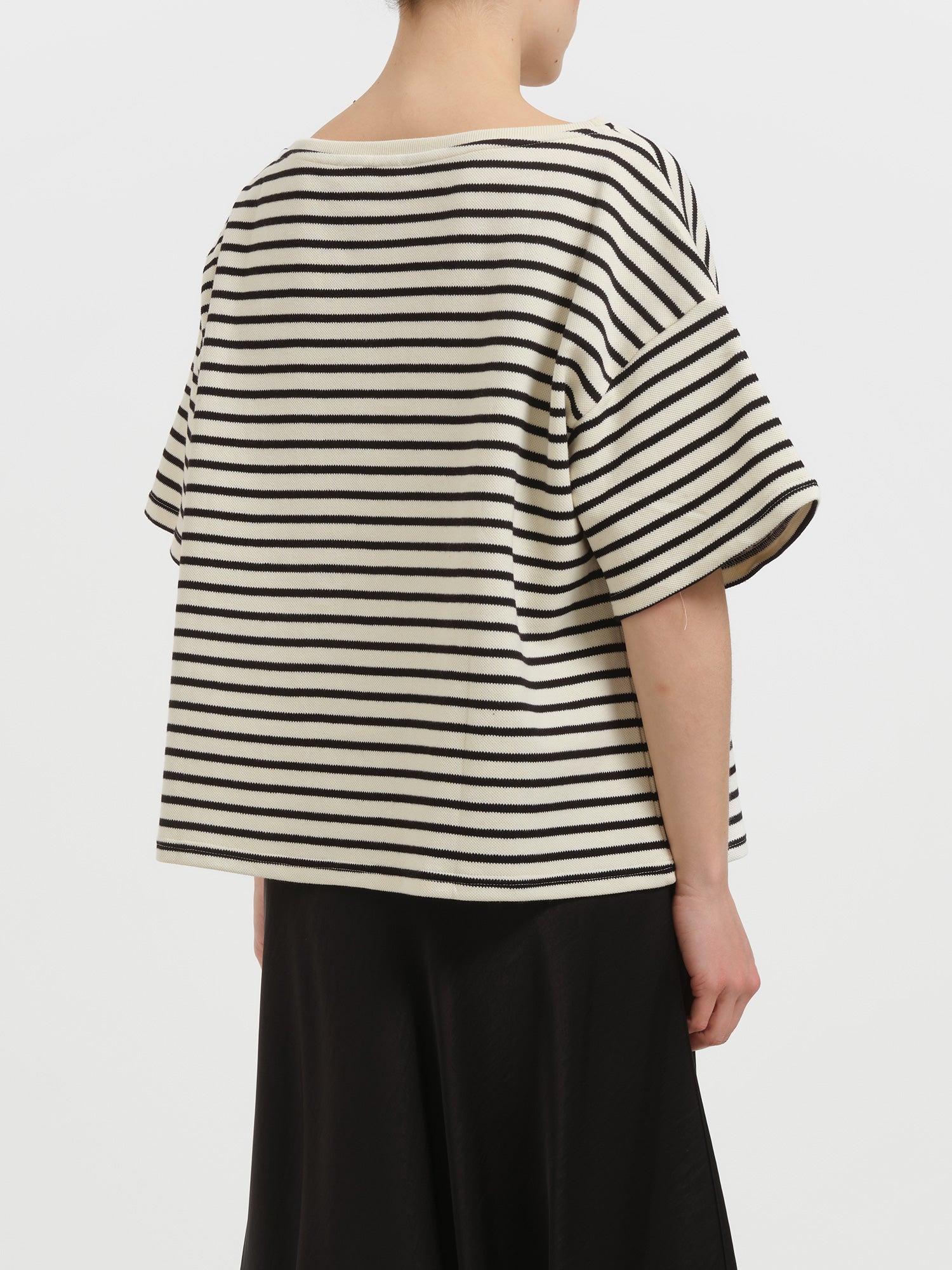 T-shirt a righe a maniche corte