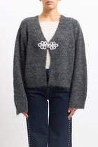 Cardigan con alamaro