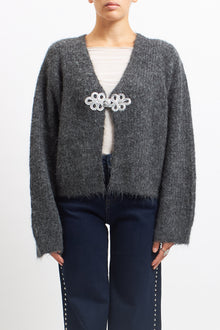 Cardigan con alamaro