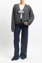 Cardigan con alamaro