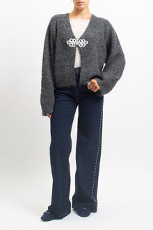 Cardigan con alamaro