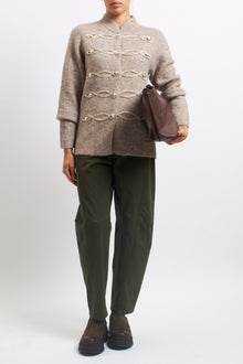 Giacca in maglia in stile Napoleone